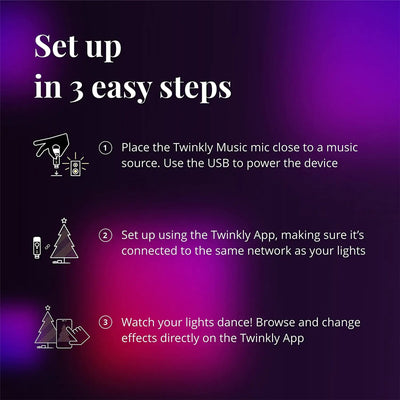 Twinkly USB Bluetooth Wi Fi Music Player Dongle for Light Effects (Used) - VMInnovations