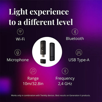 Twinkly USB Bluetooth Wi Fi Music Player Dongle for Light Effects (Used) - VMInnovations