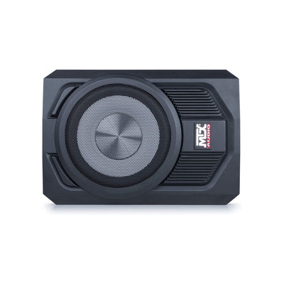 MTX Terminator 8" Subwoofer Enclosure & Soundstorm 8 Gauge Complete Wiring Kit - VMInnovations