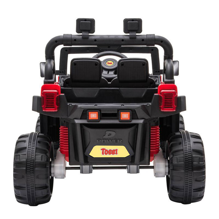 TOBBI 12V Kids Battery-Powered Ride On 3 Speed Toy SUV Truck Car, Red (Used) - VMInnovations
