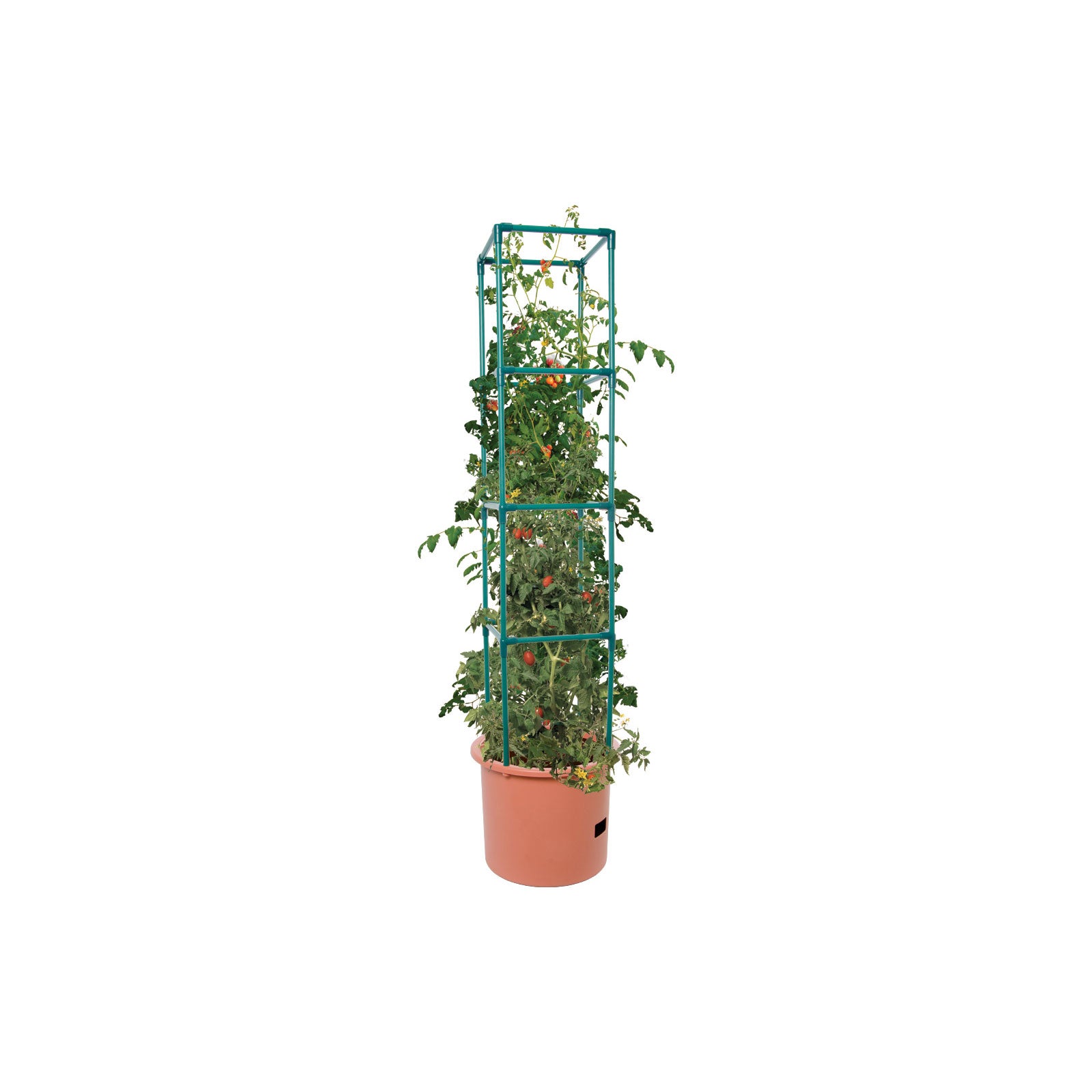 Hydrofarm Tomato Barrel Garden Planting System w/ 4 Ft Trellis Tower (Damaged)