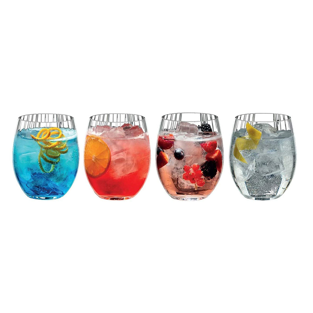 Riedel Tumbler Mixing Series Tonic Cocktail Set, Set of 4 Glasses (Open Box)