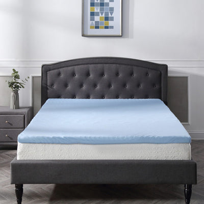 Classic Brands Cool Cloud 3 Inch Memory Foam Mattress Topper, Twin Extra Long