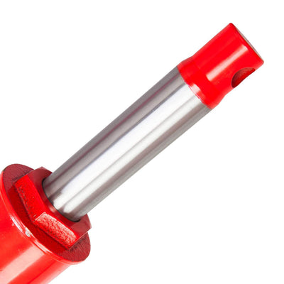 Big Red 8 Ton Hydraulic Long Ram Jack w/ Double Piston Pump & Clevis Base, Red