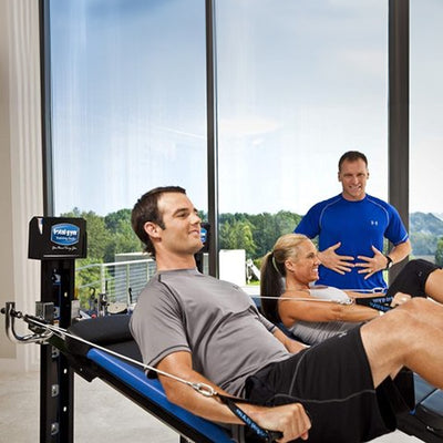 Total Gym XLS Unisex Home Gym Workout Machine with Ab Crunch Bench (Open Box) - VMInnovations