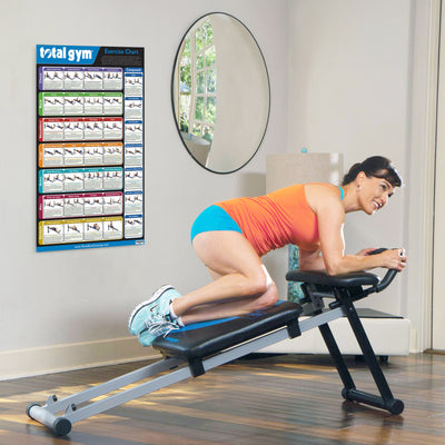 Total Gym 24" x 36" Quick Reference Exercise Chart with 35 Workouts (Used) - VMInnovations