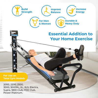 Total Gym Men/Women Total Body Pilates Workout Kit with DVD Video (Open Box) - VMInnovations