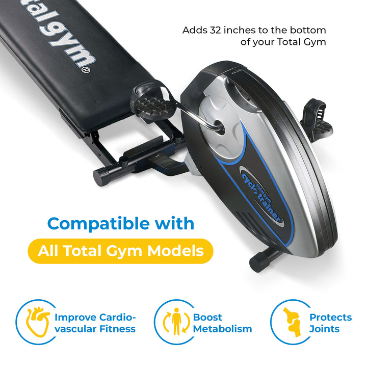 Total Gym Cyclo w/ Digital Monitor for Home Workout Machines (For Parts)