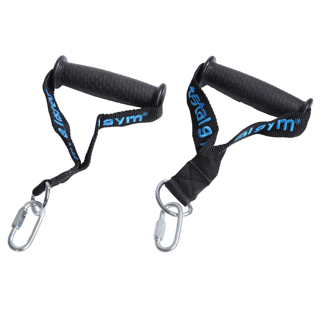 Total Gym Attachable Nylon Strap Handles for a Variety of Home Machine Workouts