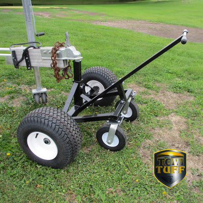 Tow Tuff TMD-15002C Adjustable Steel 1500 lb Heavy Duty Trailer Dolly w/ Caster - VMInnovations
