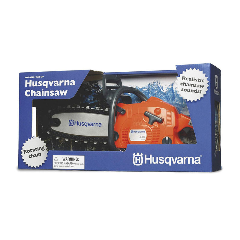 Husqvarna 445E 18-Inch Gas X-Torq Chainsaw with 440 Toy Kids Chainsaw, Orange - VMInnovations