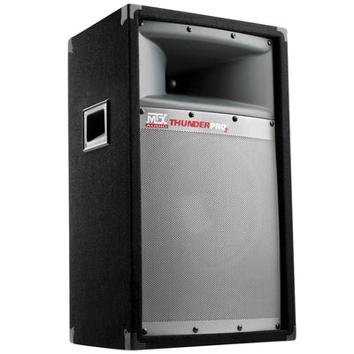 MTX TP1200 12" 300W 2-Way Cabient Tower DJ PA Speaker Audio System (Open Box) - VMInnovations