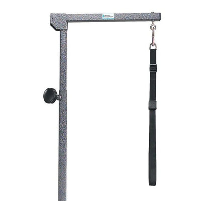 Pet Edge Steel Adjustable Height Pet Grooming Arm with Harness, Black (Open Box)