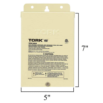 Tork TPX100S Low Voltage 100 Watt Safety Transformer for Pool (Used)