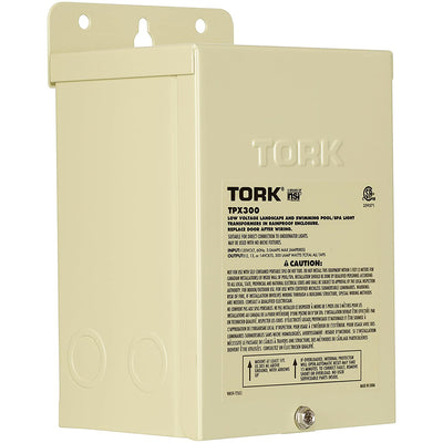 Tork TPX300 Low Voltage 300W Pool Landscape Light Transformer Box (For Parts)