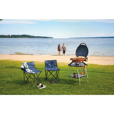 Napoleon TravelQ 2225 Rust Resistant Portable Compact Propane Gas Grill, Orange