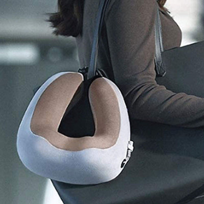 TRAKK Deep Tissue Electric U Shape Memory Foam Neck Massage Travel Pillow (Used) - VMInnovations