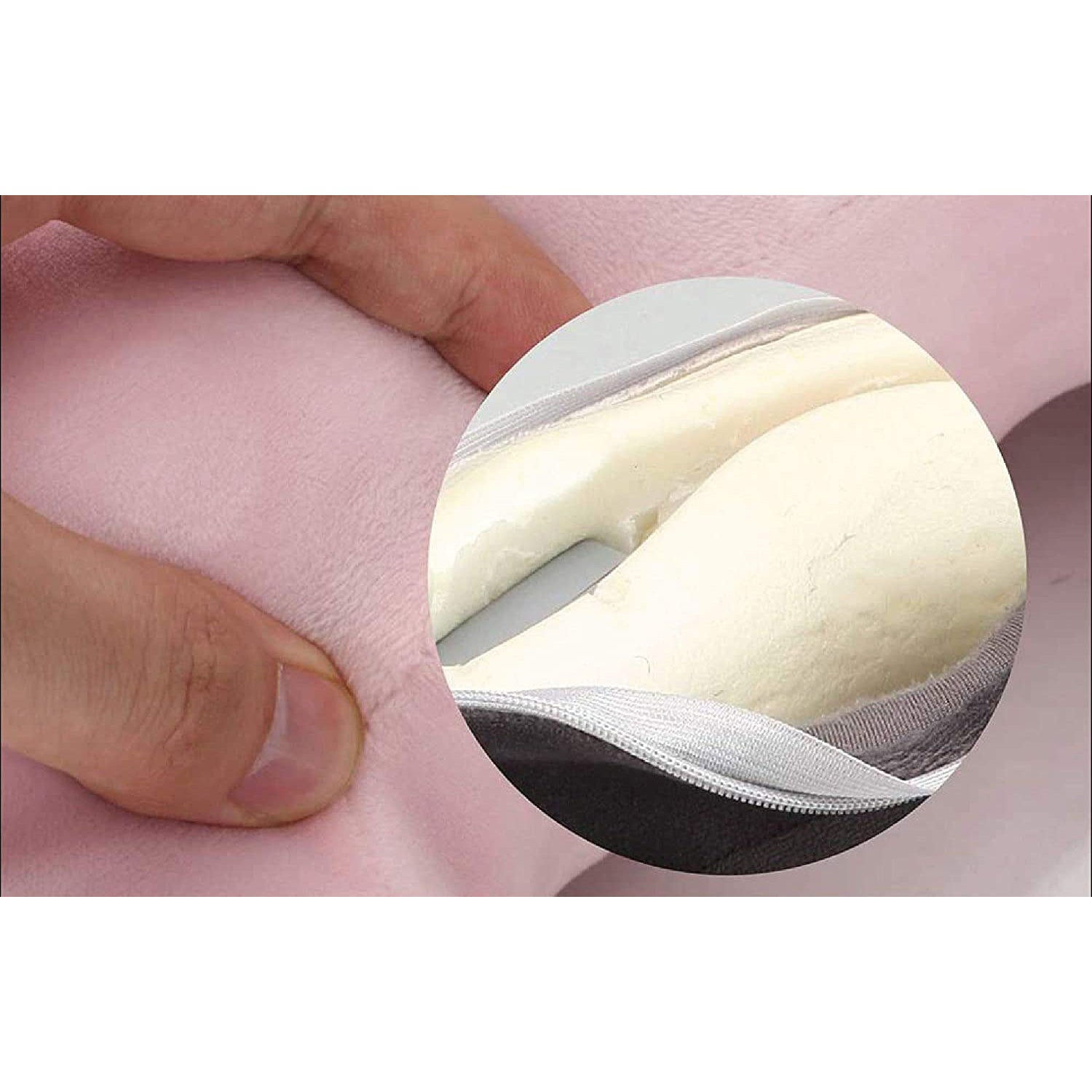 TRAKK Deep Tissue Memory Foam Neck Massage Travel Pillow, Brown (Open Box) - VMInnovations