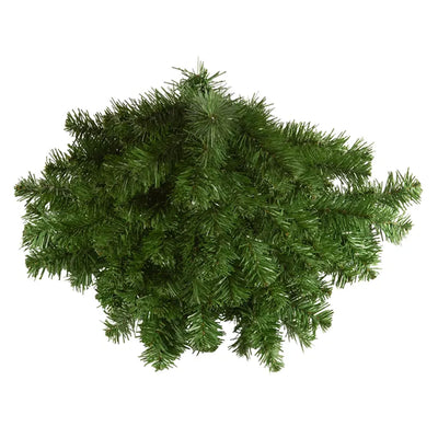 3 Foot Indoor Norway Pine Unlit Artificial Half Christmas Tree, Green (Open Box) - VMInnovations