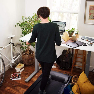 LifeSpan TR1200 Portable Walking Under Desk Treadmill for Standing Desk Workout