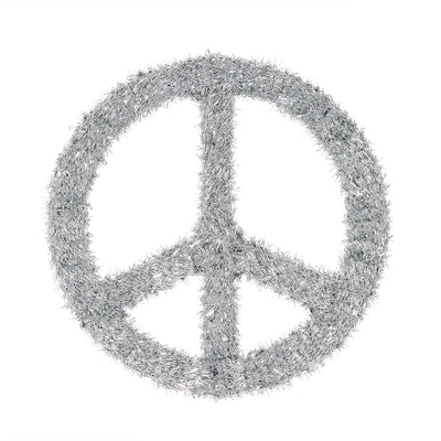 Home Heritage 22 Inch Unlit Artificial Peace Sign Wreath (Open Box)