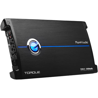 Planet Audio TR5000.1D Monoblock Car Sub Amplifier, 5000 Watts, 1 Ohm Stable