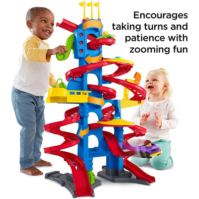 Fisher-Price Little People Collection Take Turns 3-Foot Skyway with 2 Wheelies