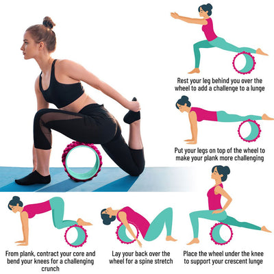 TRAKK ACCU-WHEEL Foam Roller Recovery Wheel for Full Body Pain Relief (Open Box) - VMInnovations