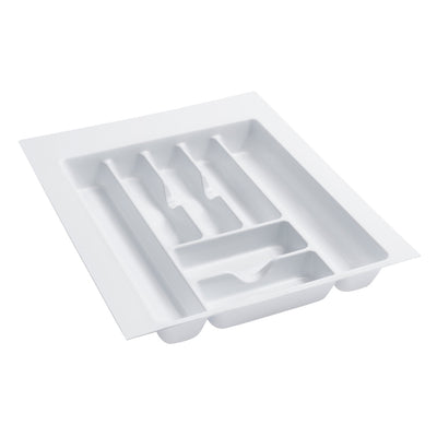 Rev-A-Shelf CT-3W-52 Plastic 7 Compartment Cutlery Tray Insert Organizer, White