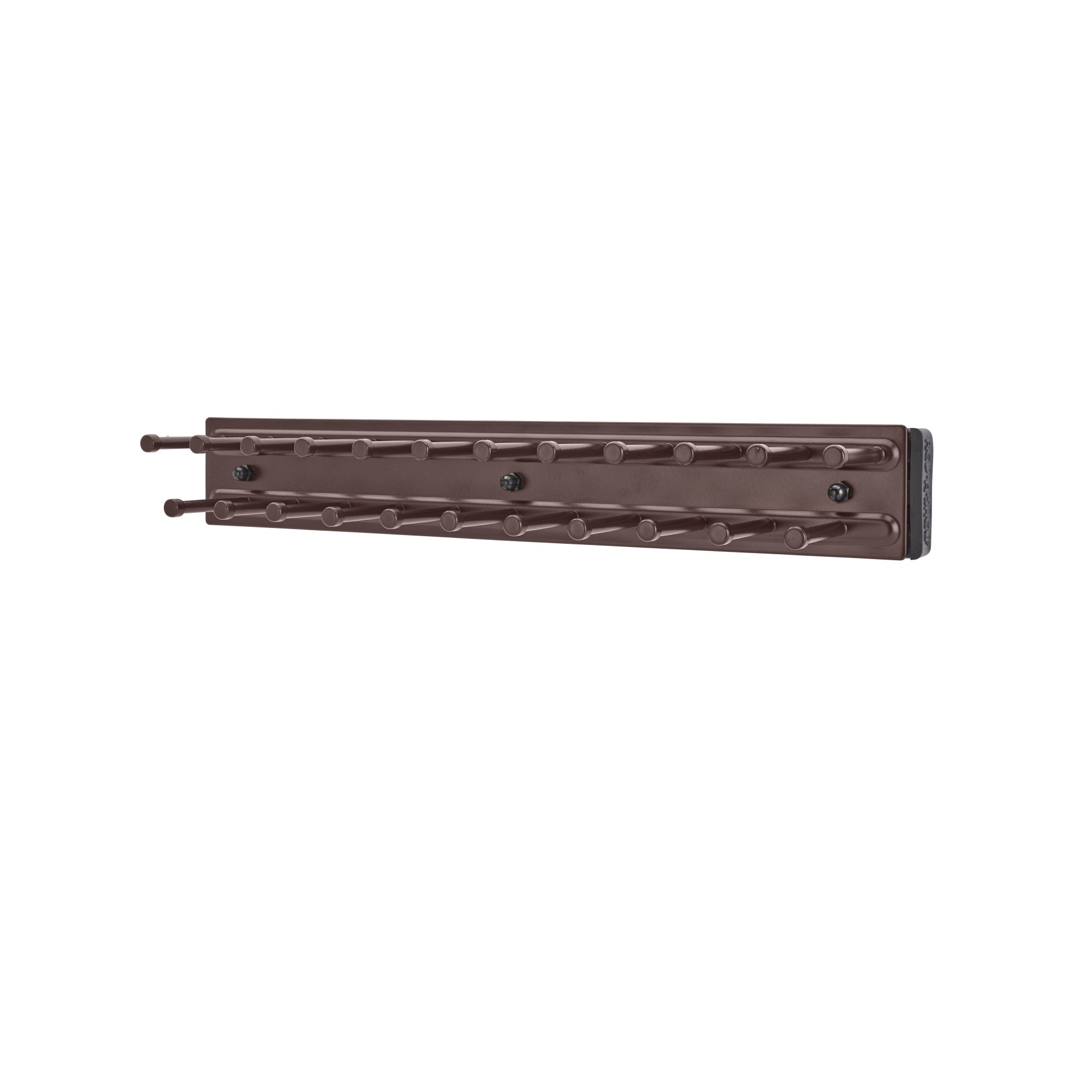 Rev-A-Shelf TRC-12ORB 12-Inch Side Mount Extending Tie Rack, Bronze (Open Box)