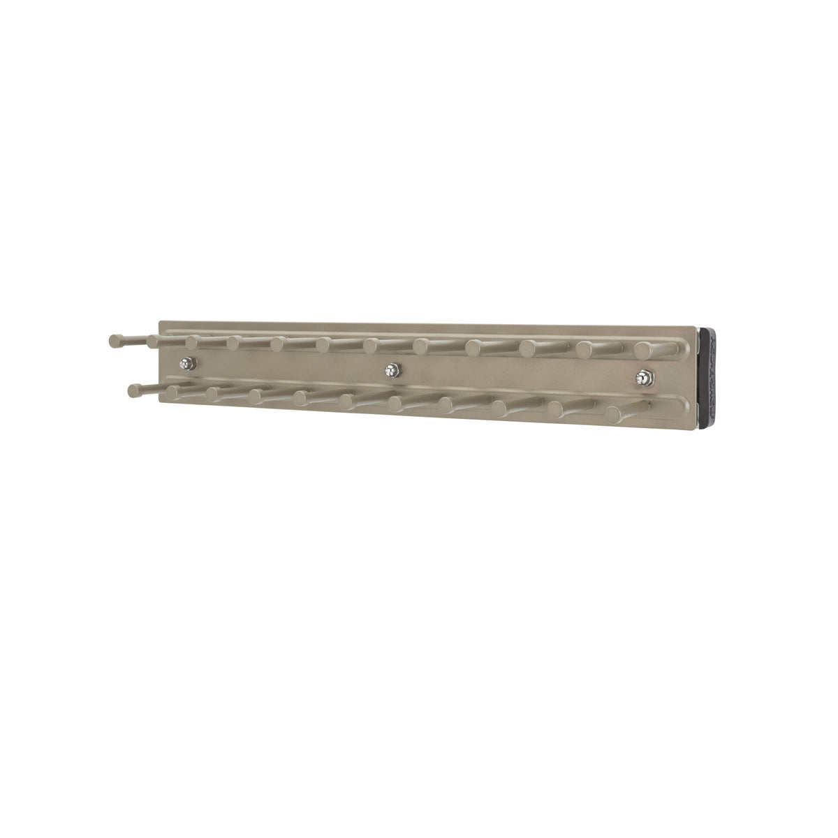 Rev-A-Shelf 12" Side Mount Extending Tie Organization Rack, Satin Nickel (Used)
