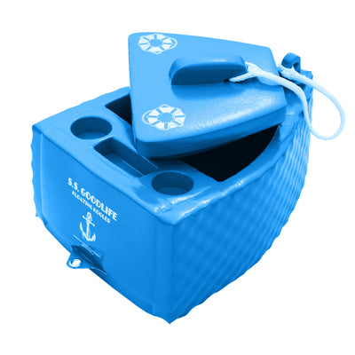 TRC Super Soft SS Goodlife Floating Kooler for Pool/Spa, Bahama Blue (Used) - VMInnovations