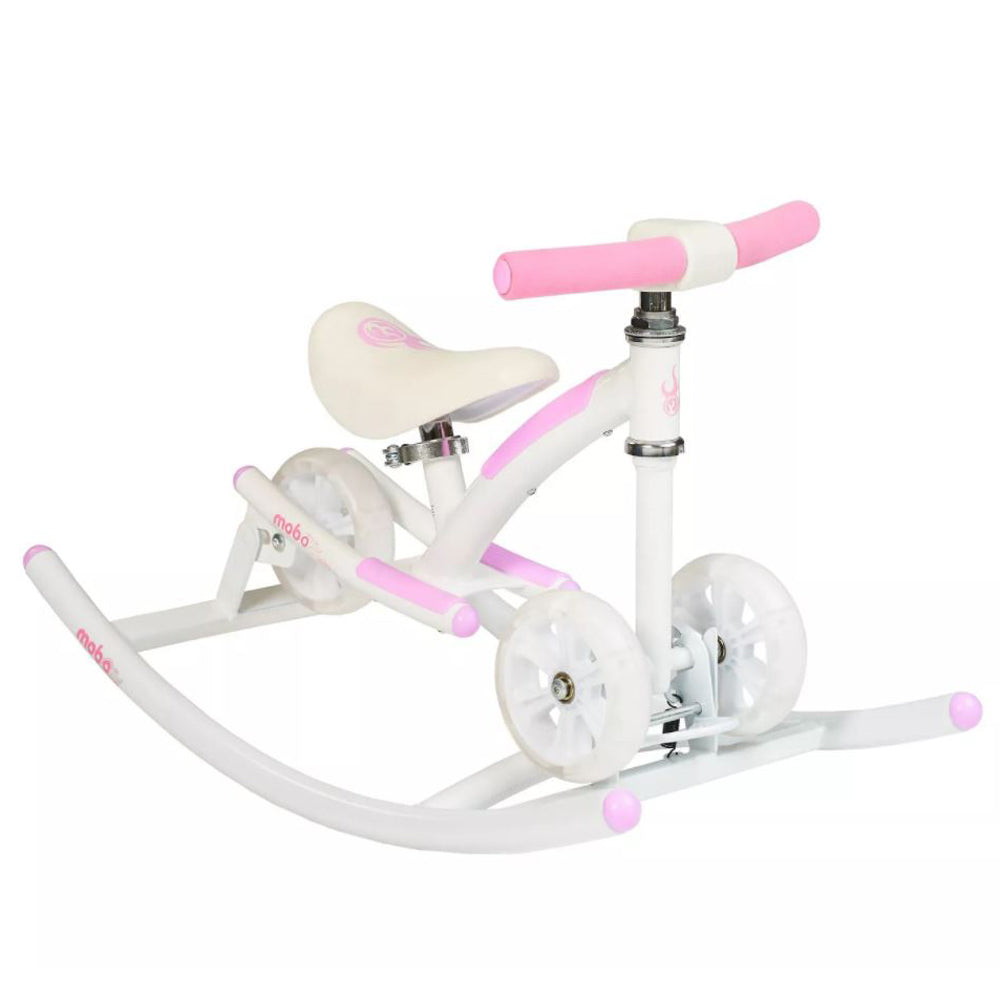 Mobo Cruiser Wobo 2 in 1 Rocking Baby Balance Bike Learning Riding Toy, Pink