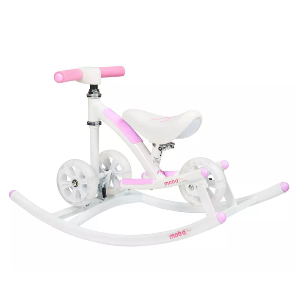 Mobo Cruiser Wobo 2 in 1 Rocking Baby Balance Bike Learning Riding Toy, Pink