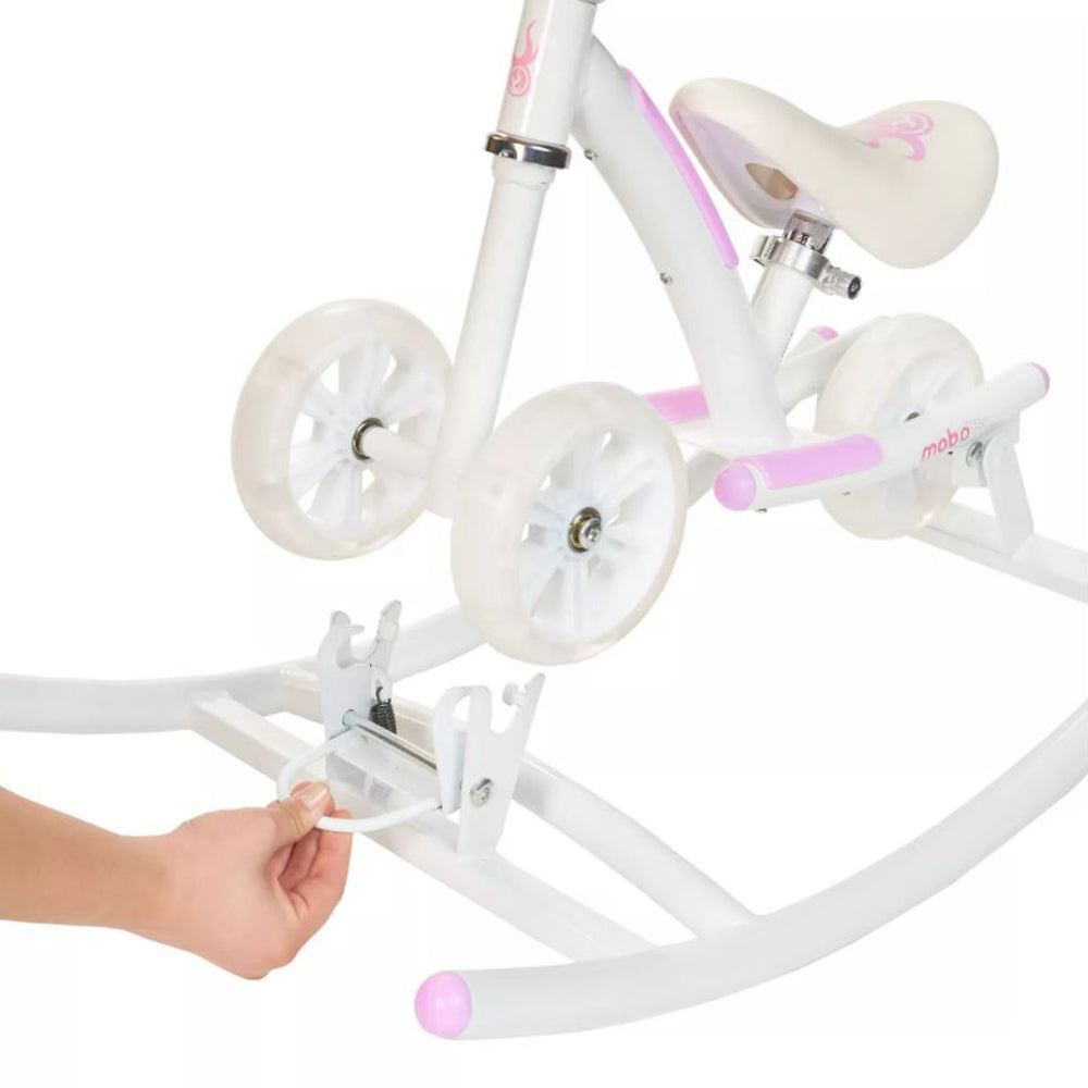 Mobo Cruiser Wobo 2 in 1 Rocking Baby Balance Bike Learning Riding Toy, Pink