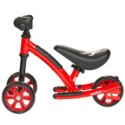 Mobo Cruiser Wobo 2 in 1 Rocking Baby Balance Bike Learning Riding Toy, Red