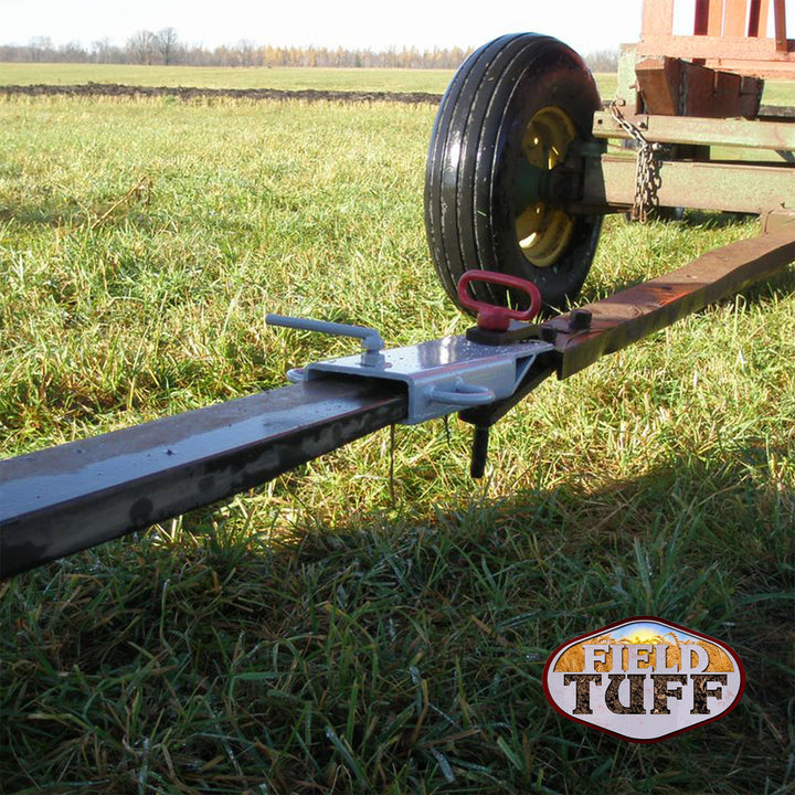 Field Tuff 4" Ball Mount Hitch Adapter for Forklift and Tractor Forks (Open Box)
