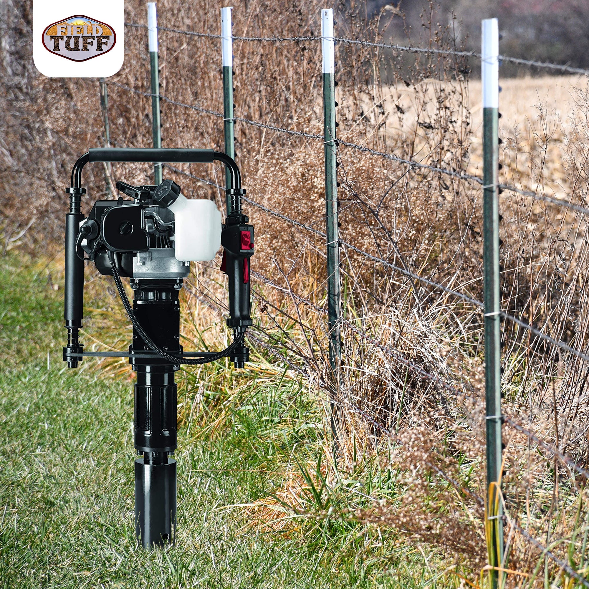 Field Tuff FTF-33GPD 1.2 Maximum Horsepower Gasoline Powered Fence Post Driver
