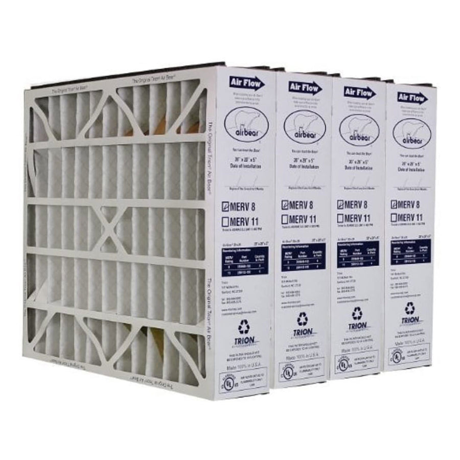 Trion Air Bear 20 x 20 x 5 Inch MERV 8 Air Purifier Filter (4 Pack) (Open Box) - VMInnovations
