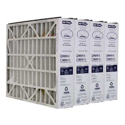 Trion 255649-103 Air Bear 20 x 20 x 5 Inch MERV 8 Air Purifier Filter (4 Pack) (Refurbished)