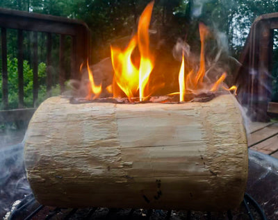 TimberTote TripleTorch One Log Campfire Fireplace Fire Wood Log (Used)