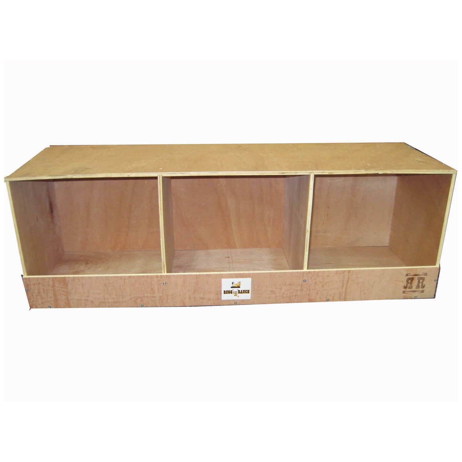 Rugged Ranch RuggEgg Barn Wooden Chicken Coop Triple Nesting Egg Boxes (4 Pack) - VMInnovations