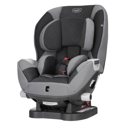Evenflo Adjustable Triumph Convertible 2-in-1 Extended-Use Car Seat, Black/Gray