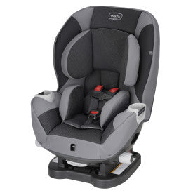 Evenflo Adjustable Triumph Convertible 2-in-1 Extended-Use Car Seat, Black/Gray