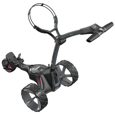 Motocaddy M1 DHC 3 Wheel Golf Electric Caddy with Carry Golf Club Bag, Fuchsia