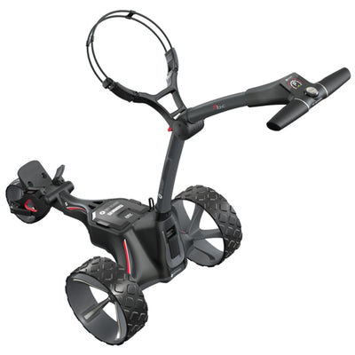 Motocaddy M1 DHC 3 Wheel Golf Electric Caddy with Carrying Golf Club Bag, Red - VMInnovations