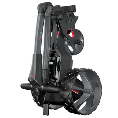 Motocaddy M1 DHC 3 Wheel Golf Electric Caddy with Carry Golf Club Bag, Fuchsia