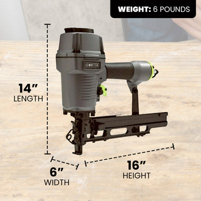 Master Mechanic Pneumatic 16 Gauge 7/16" Medium Crown Upholstery Stapler (Used) - VMInnovations
