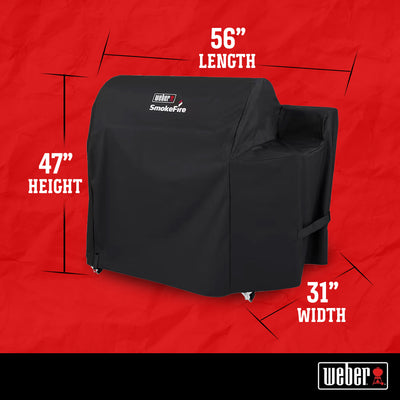 Weber SmokeFire Cover Compatible w/SmokeFire EX6/EPX6/ELX6 Wood Grill (Used) - VMInnovations