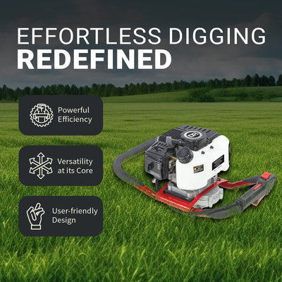 DR Power Earth 52cc 2 Cycle Engine High Performance Auger Powerhead (Open Box) - VMInnovations